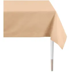 Tischdecke Oslo Outdoor 110 x 140 cm Mischgewebe Beige Sand