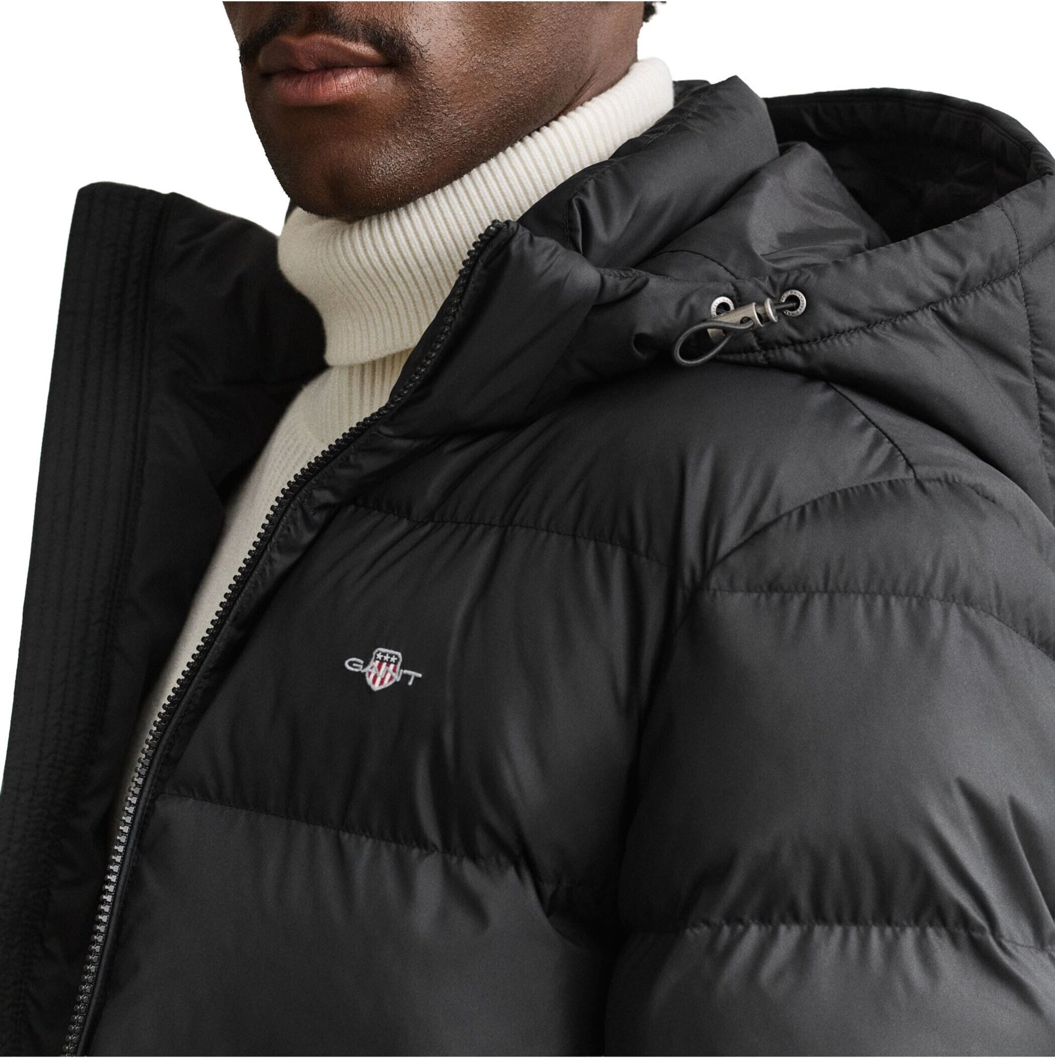 Steppjacke GANT "Steppjacke ACTIVE CLOUD JACKET 1er Pack", Herren, Gr. XXXL, schwarz, Jacken Steppjacke