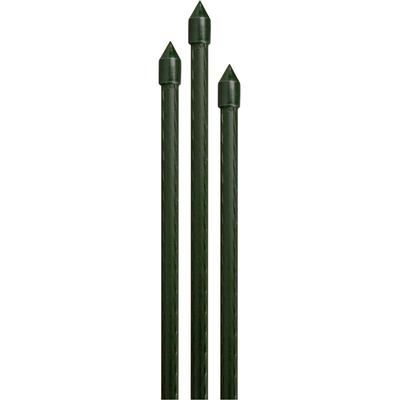 Rankhilfe WINDHAGER "Stahlpflanzstab grün, Pflanzenstütze für hochwachsende Pflanzen", weiß, neutral, H:90cm, Stahl, Rankhilfen, Rankstab wetterfest, 90 cm oder 150 cm