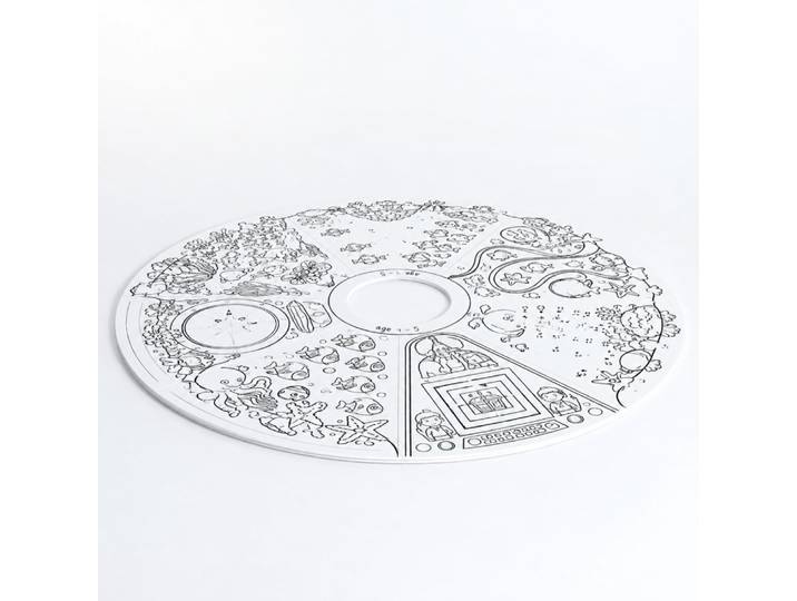 Recharge xxl 10 feuilles – jeux & découvertes - d.90 cm