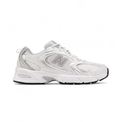 New Balance Unisex. MR530 Sneaker 530 weiß (45.5), Silber, Wohnung, Schnürsenkel, Lässig, Sportlich, Laufen
