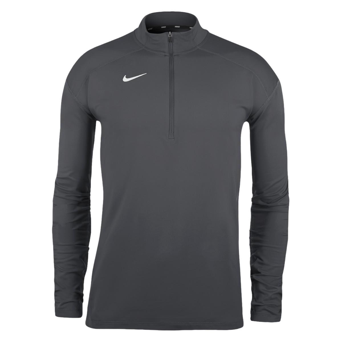Nike Heren Dry Element Trechterhals Hardlooptop (Antraciet)