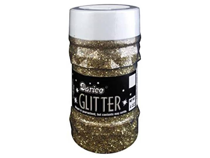 Darice Glitter Jar 4oz Gold