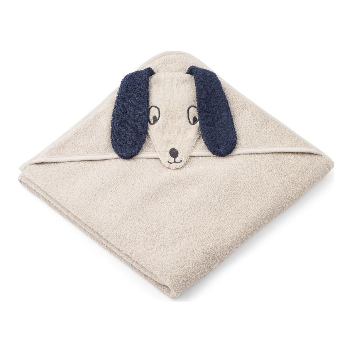 Liewood Augusta Dog Hooded Towel sandy (5060) ONE SIZE LW21160-5060-ONE SIZE-CU