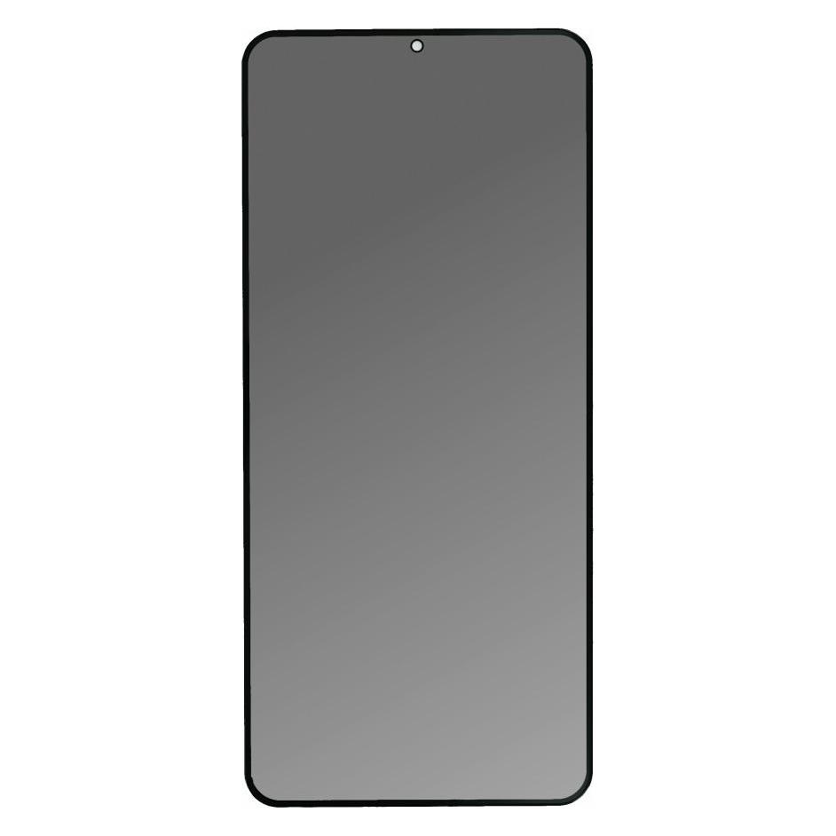 prio 3D Anti-Spy Tempered Glass for Samsung S21+ 5G, black (Samsung Galaxy S21+ 5G) (PSG-1629)