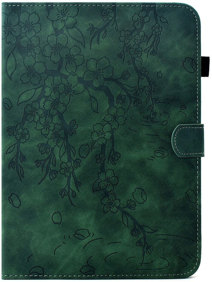Lenovo Idea Tab Pro / Tab P12 Pro EIDERWOOD Tabletcover m. Blomstertryk - Grøn