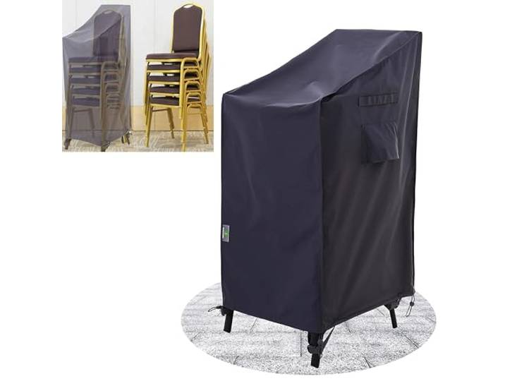 F&J Outdoors Stapelstoelhoes hoge rug 65x65x75/115cm