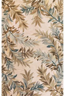 KAS Rugs Domani Classics Rustic Leaves Hand-tufted Wool Rug