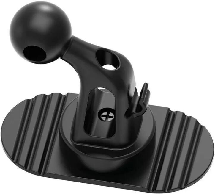 INF Drehbarer Auto Handyhalter Kompatibel mit 3M Klebehalterung und Kabelhaken, Schwarz, ABS-Material
