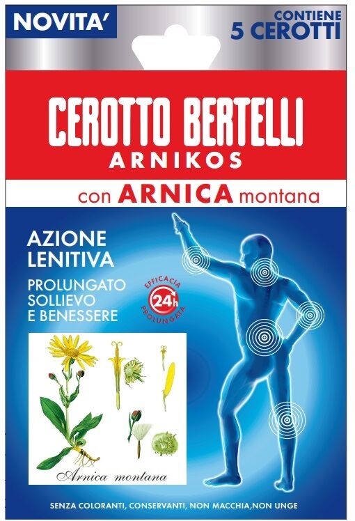 Kélemata Bertelli Cerotto Arnikos Con Arnica Montana 5 Pezzi