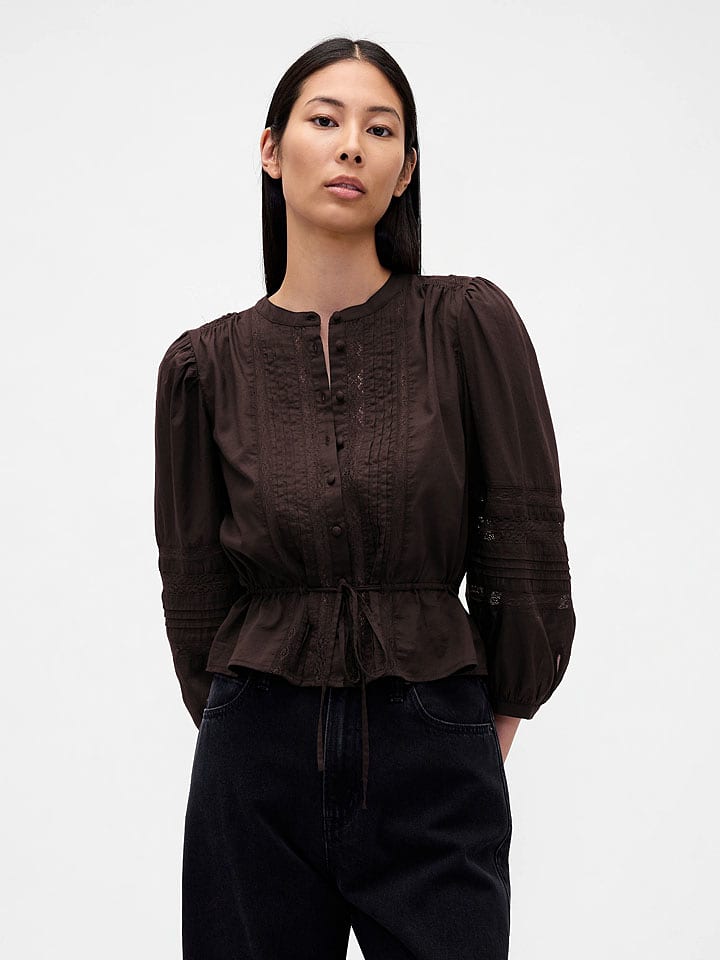 GAP Bluse in Braun - L