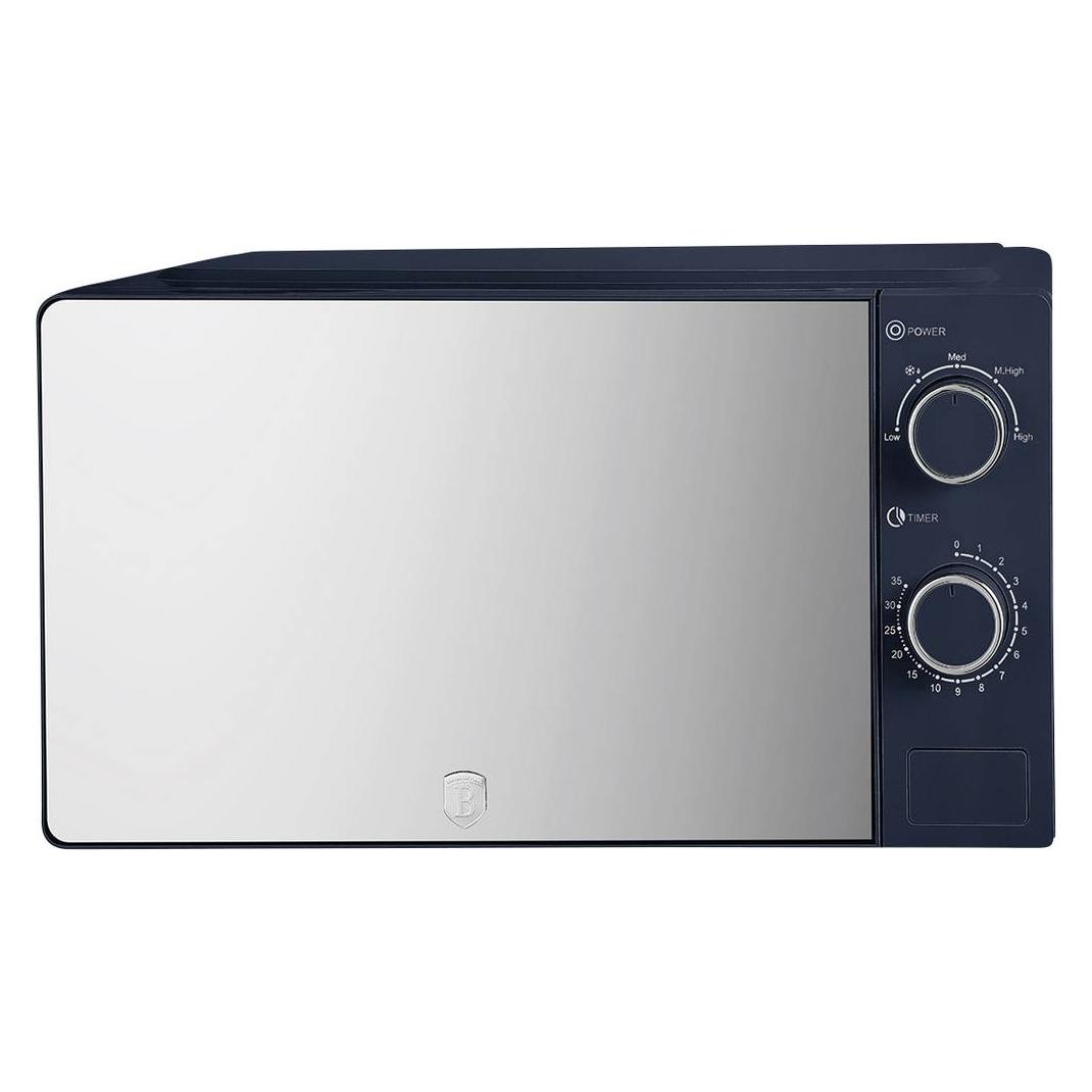 BerlingerHaus BH/9906 Mikrowelle Blau 700 W Timerfunktion, Grillfunktion (BH/9906)