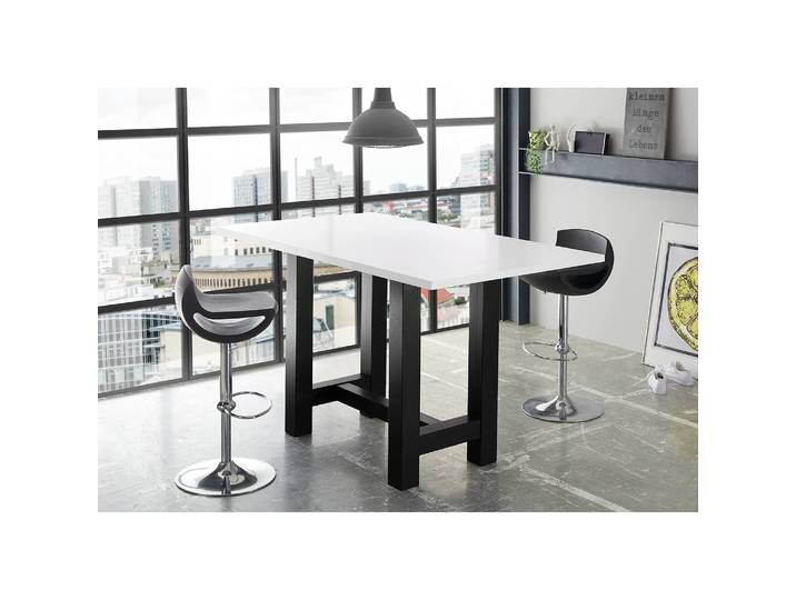 Bartisch Boe II 140cm Weiß/Weiß