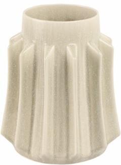 Sagebrook Home Ceramic Vase with Sculptural Swirl Design and Textured Detailing
