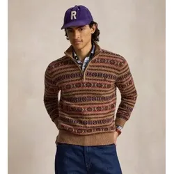 Polo Ralph Lauren für Herren. 710B28589001 Fair-Isle-Wollpullover
braun (XL), Lässig, Wolle