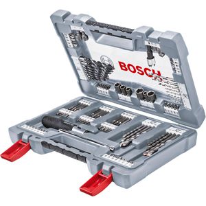 Bosch Bohrer-Bit-Set Premium X-Line, 2608P00236, 105-teilig, Schlitz, Kreuz, Torx, Bohrer etc.