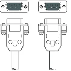 Leuze Verbindungsleitung KB DSub-9P-3000