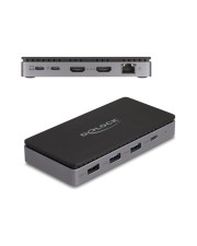 Delock USB Type-C Dockingstation 4K Dual HDMI MST Gibabit LAN PD 3.0 85 (88271)
