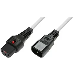 MicroConnect, Verlängerungskabel, Powercord C13 IEC Lock - C14 (2 m)