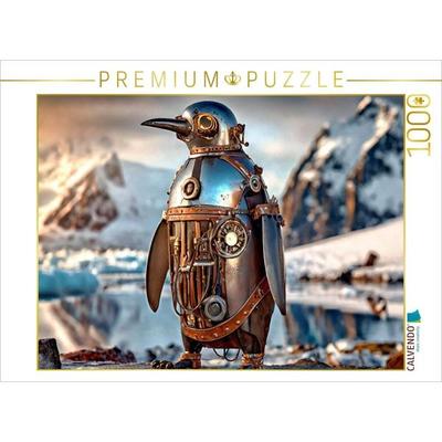 CALVENDO Puzzle Pauli, der Pinguin | 1000 Teile Lege-Größe 64x48cm Foto-Puzzle für glückliche Stunden