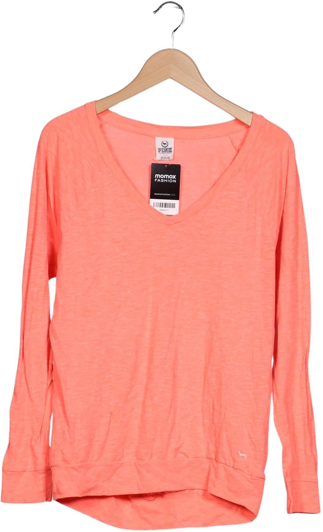 Victorias Secret Damen Langarmshirt, Pink, Gr. S, Baumwolle / Synthetik - Second Hand