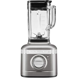 KitchenAid Standmixer Artisan K400, 5KSB4026EMS, Glasbehälter, 1200 Watt, 1,4 Liter, medallion silber