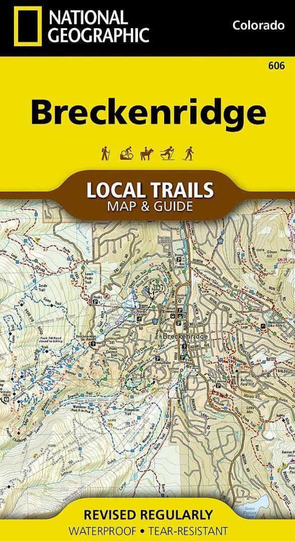 Breckenridge Local Trails Map & Guide National Geographic   National Geographic