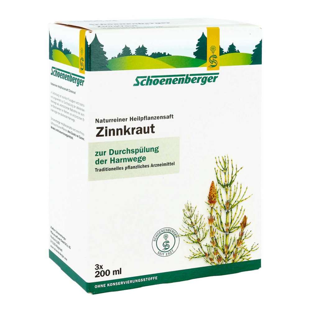 SALUS Pharma GmbH Schoenenberger Naturreiner Heilpflanzensaft Zinnkraut 00700298