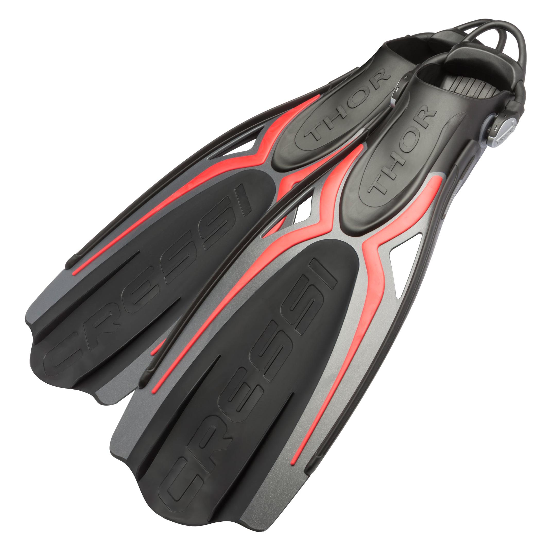 Cressi Thor Ebs Fins Red S/M (BE155839)