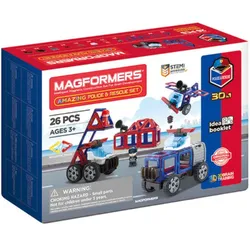 Magformers 278-58 - Amazing Police & Rescue Set, Baukasten