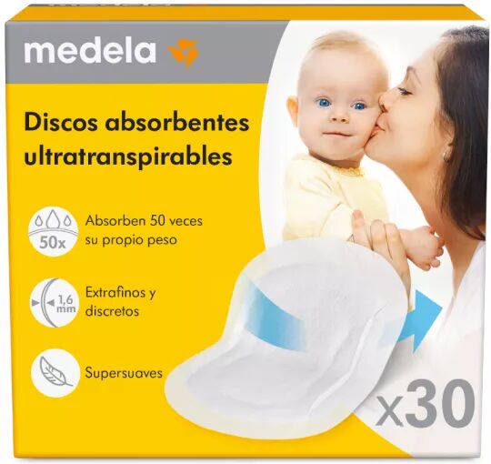 Medela Compresas absorbentes ultratranspirables  x30