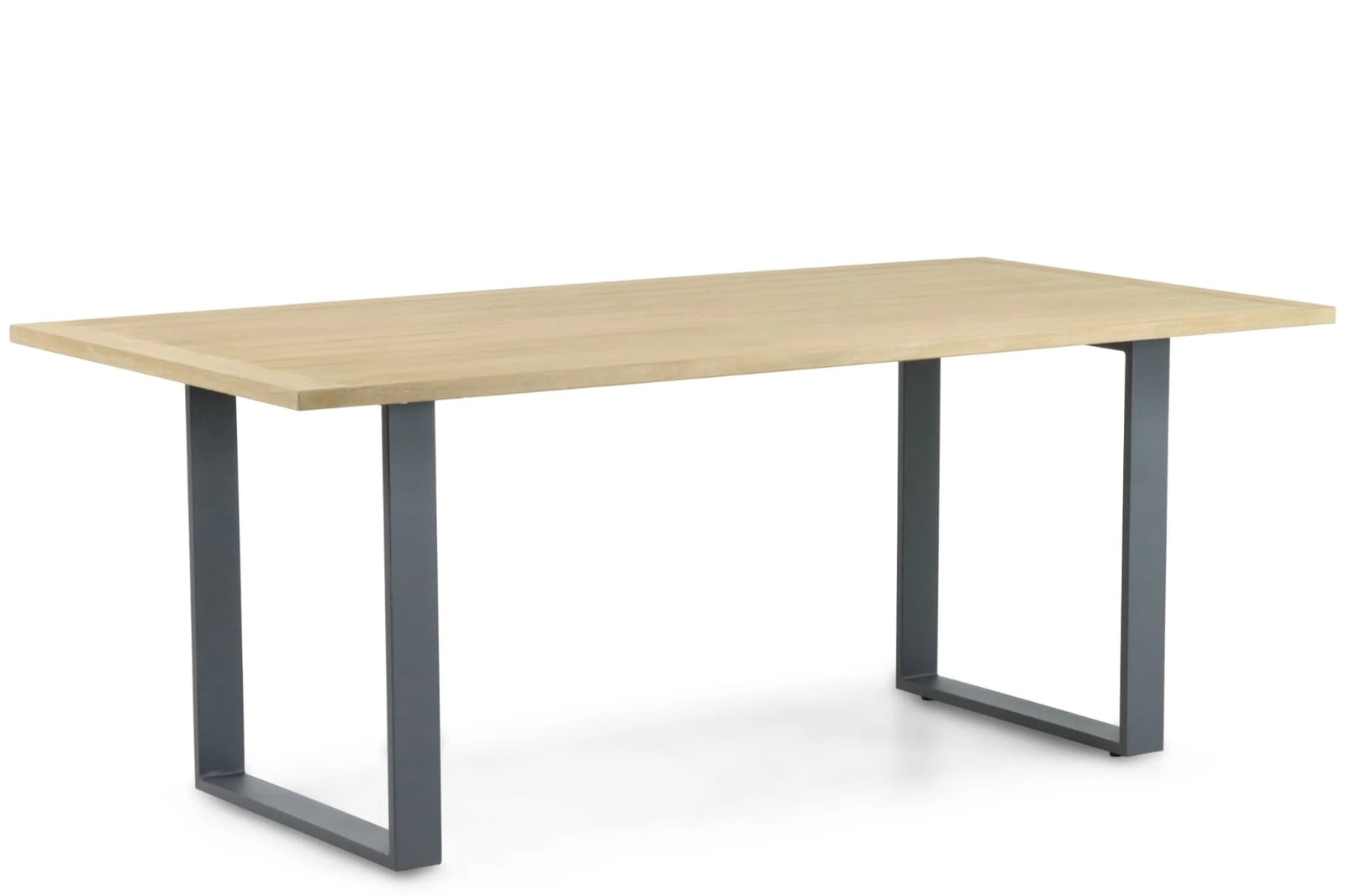 Apple Bee Condor dining tuintafel van teak, beige, B/D: 190 x 95 cm