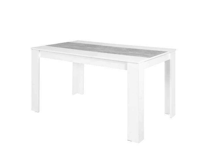 Esstisch Ivato 140 x 76 x 80cm Grau/Weiß