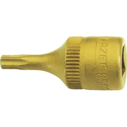 HAZET Schraubendreher-Steckschlüsseleinsatz (1/4 Zoll), Innen TORX® Profil - 8502-T8