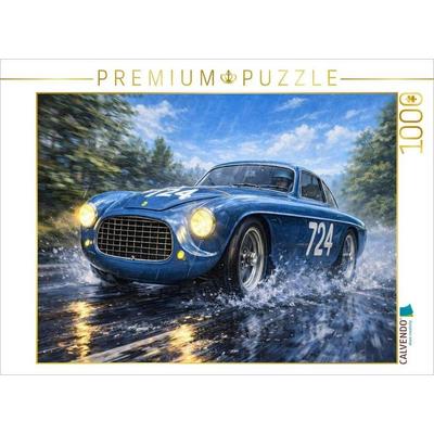 CALVENDO Puzzle Gianni Marzotto gewann die Mille Miglia 1950 mit einem Ferrari 195 Sport Touring Berlinetta. | 1000 Teile Lege-Größe 64x48cm