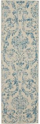 Nourison Jubilant Vintage Farmhouse Damask Area Rug
