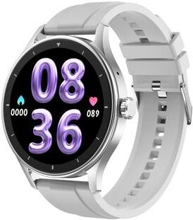 Everyday Crate V19 Pro Bluetooth Calling Smartwatch 1.52 Inch Health Monitoring Fitness Watch silver