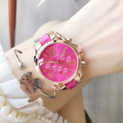 Fusion Finds Luxury Women's Quartz Watch With Elegant Steel Bracelet Fashion Ladies Wristwatch For Women rose