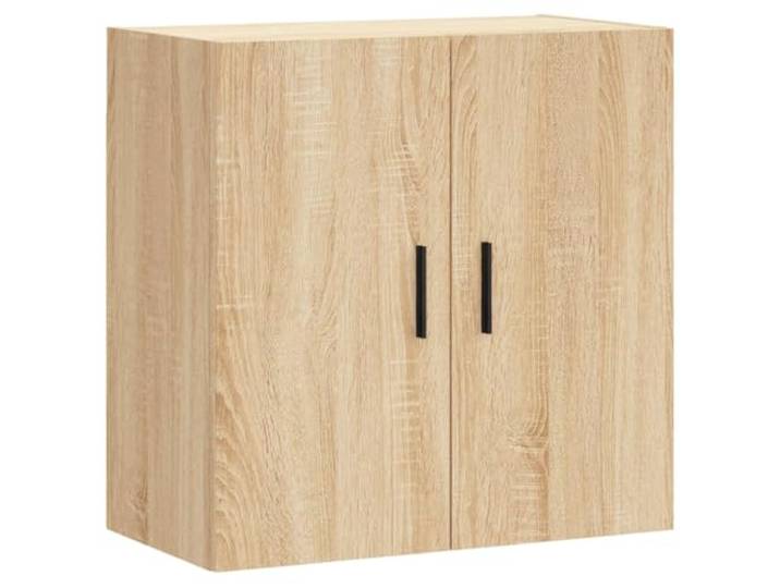 HKLGBVCR Wandschrank Sonoma-Eiche, 60 x 31 x 60 cm, Holz Hängende Aufbewahrung, glatte Oberfläche, Feuchtigkeitsbeständigkeit, dekorative Anzeige, innen
