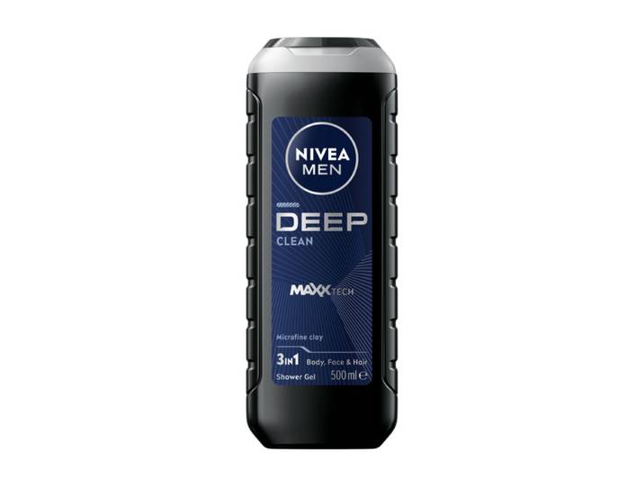 NIVEA Men diep reinigende douchegel - 3-in-1 douchegel - 500 ml