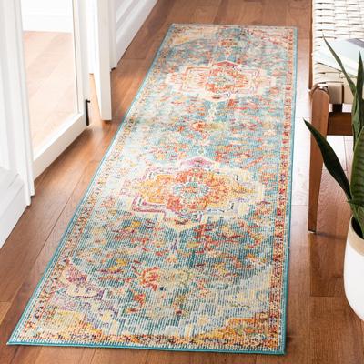 SAFAVIEH Crystal Floretta Vintage Boho Medallion Rug