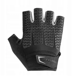 Rockbros Fäustlinge Fahrradhandschuhe Sporthandschuhe mit Gel-Einsätzen Schwarz–Grau