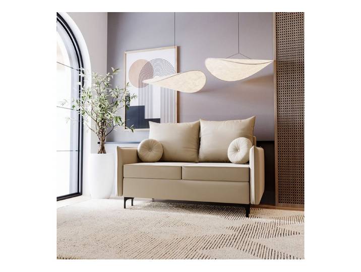 Compleo Schlafsofa für ein kleines Zimmer, Sofa 2-sitzer, Breite:145 cm LEO, bequem