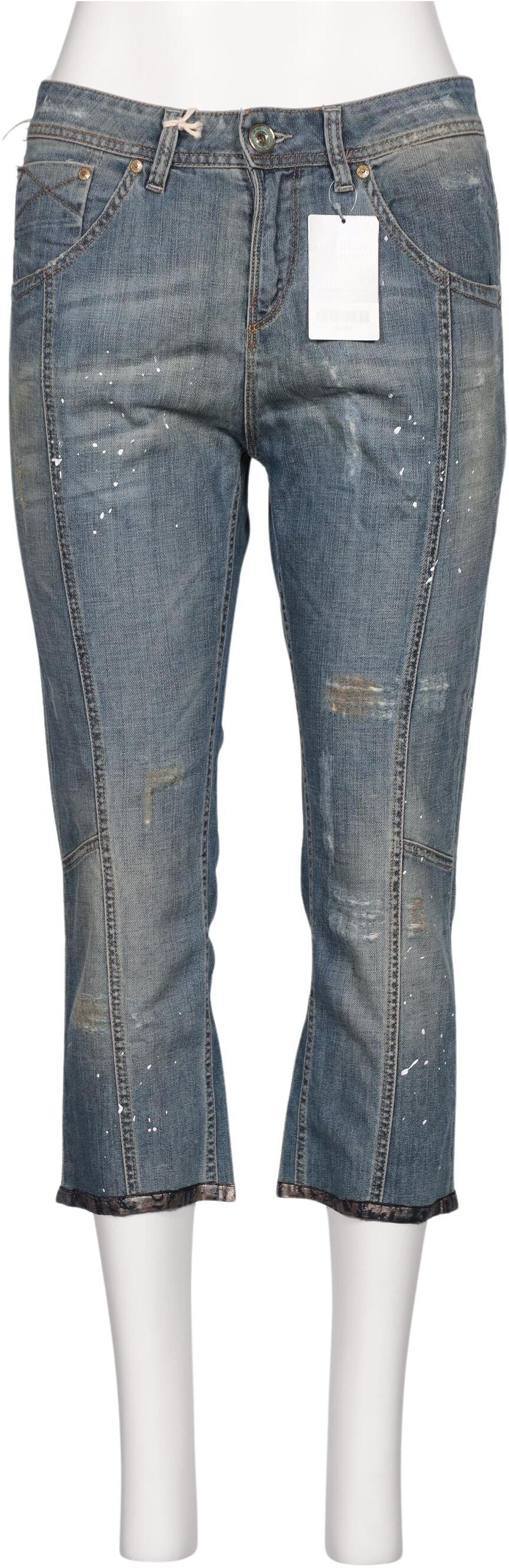 Fairly Damen Jeans, Blau, Gr. W31, Elasthan / kein / Etikett - Second Hand