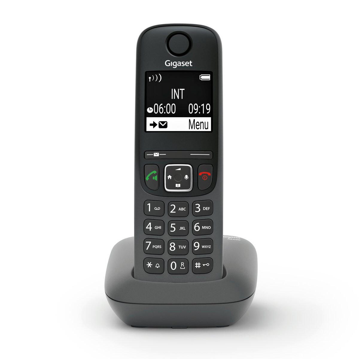 Gigaset AE690 Schnurlostelefon ohne Anrufbeantworter anthrazit S30852-H2810-B133