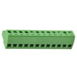 RS PRO Steckbarer Klemmenblock Steckverbinder 12-K, Elektronikkabel + Stecker, Grün