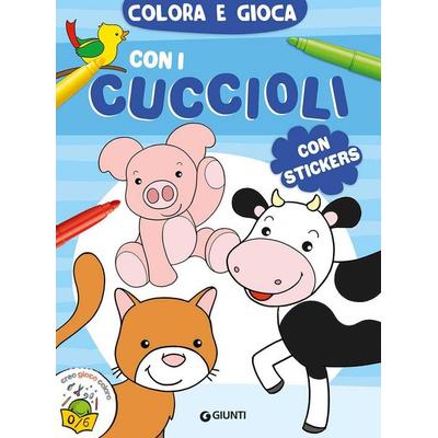 Colora e gioca con i cuccioli. Con adesivi, von , Giunti Editore, 978-88-09-93082-7