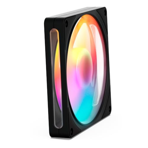 NZXT F140 RGB 140mm PWM RGB PC-ventilator - Zwart