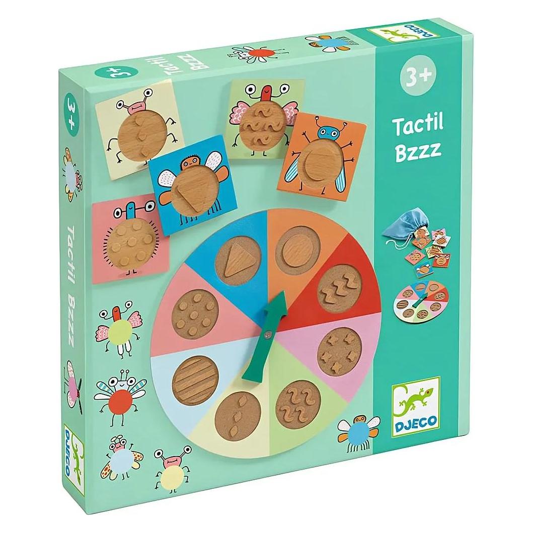 Djeco Tactil Bzzz (mult) (Multilingual) (DJ08259)