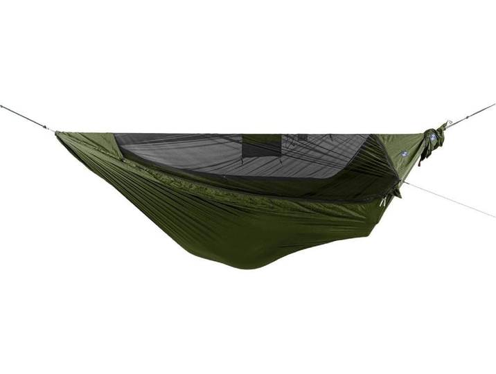 Hängematte ticket to the moon Pro Hammock , grün, B:170cm L:325cm, Kunstfaser, Hängematten, Hängematte, Kompakte Hängematte mit Moskitonetz